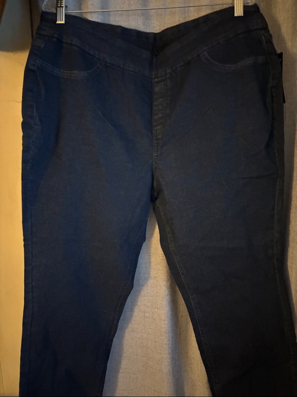 Dark Indigo Stretch Pants Denim and Co. size 18W-20W-22W